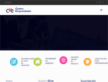 Tablet Screenshot of centroemprendedor.com